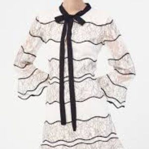 Bread n Butter City Purple Lace Dress